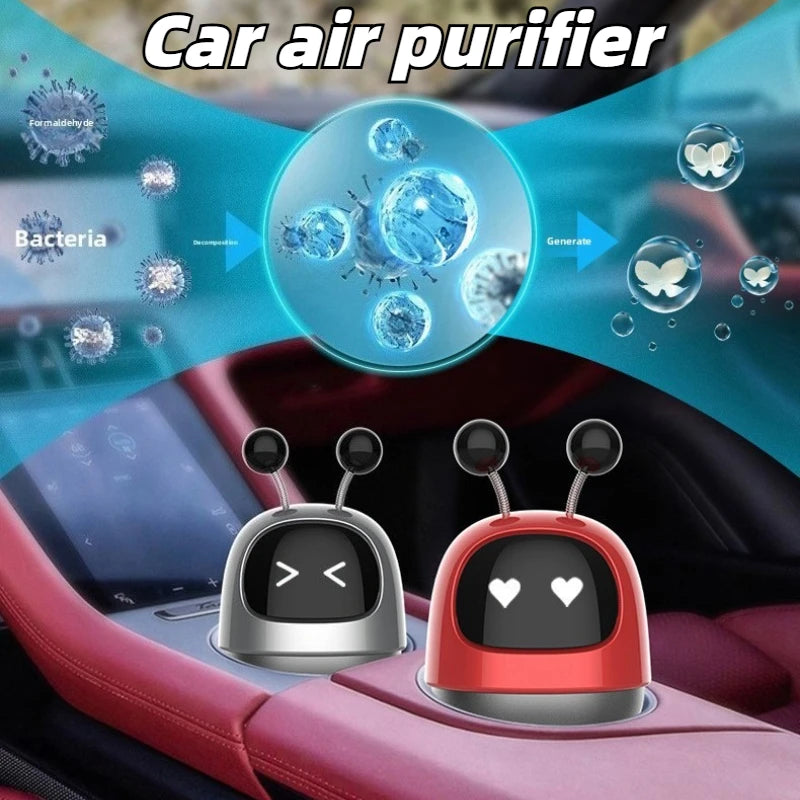 Car air purifier Car Aromatherapy Big Robot Car Perfume Long-lasting Light Fragrance Car Interior Supplies Ornaments 1PC Car Mobile World