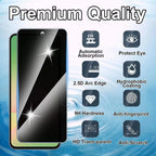 1-5PCS Privacy Screen Protector For Samsung S26 Ultra S25 A17 A16 A56 5G A55 A57 A36 A06 A07 A52 A37 A26 Anti Spy Tempered Glass