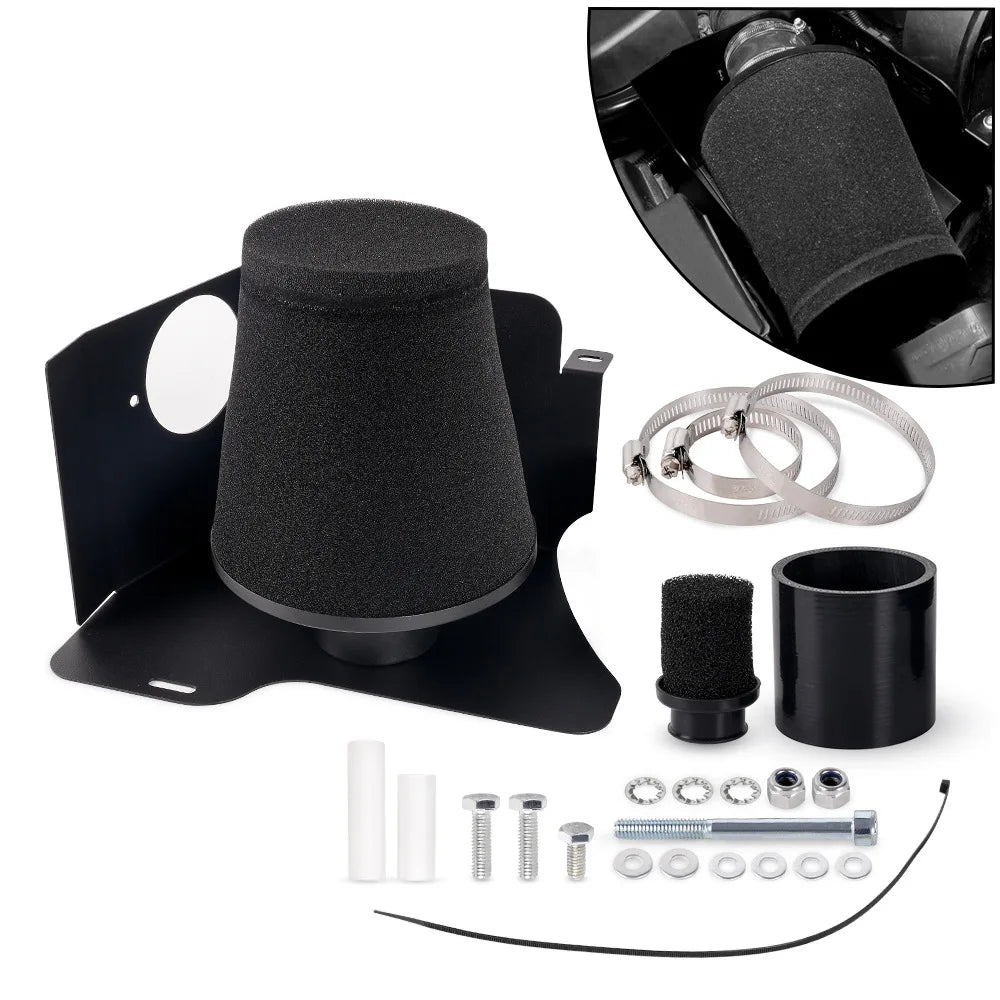 Performance Air Induction Intake Kit Filter For VW Golf MK4 GTI Audi A3 1.8T Car Modified Parts OFI140-BK Sponge Air Filter Kit