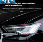 For Audi Q3 F3 RSQ3 Sportback 2019 Car Headlight Protective Film Smoked Black Tint Wrap Vinyl Transparent TPU Sticker