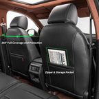 coverdream Accord Custom Fit Car Seat Covers Leather Full Set For Honda Accord Sedan 2008-2026 LX/EX/ EX-L/Sport/Sport Touring etc.Waterproof Leather Cushion Seat Protective Cover