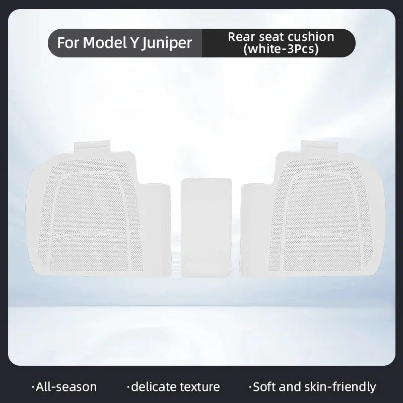 For Tesla Model Y Juniper/Model 3 Highland front and rear seat cushions,Seat cover,Car seat,protection pad Interior accessories CM World