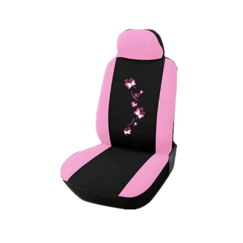 Universal Car Covers Car Seat Protect for Men Women Car Seat Covers Butterfly Embroidery Fit Most Car Seats Styling
