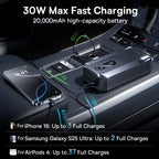 Baseus 20000mAh Car Jump Starter Power Bank 8000A 12V Portable Car Battery Starter Car Battery Emergency Booster Starting Device