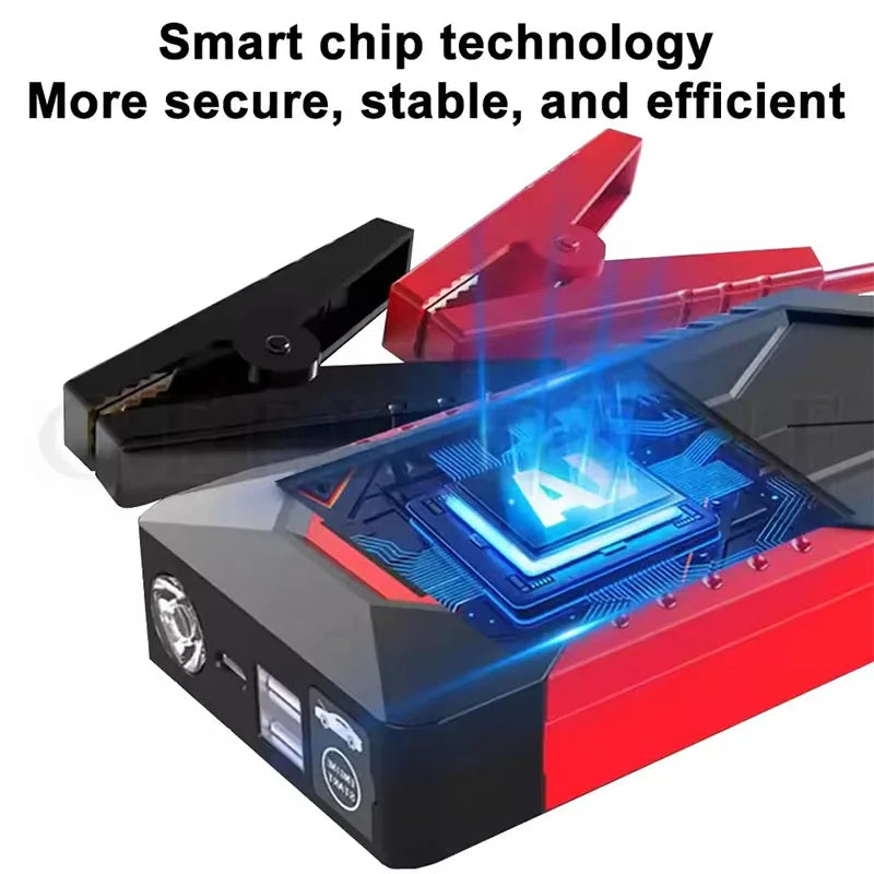 Portable Car Jump Starter Power Bank Car Booster Charger 12V Starting Device Petrol Diesel Car Emergency Booster