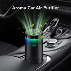 Mini Car Air Purifier Eliminate Pet/Smoke Odor Purification Ionizer Gift Aroma Stick Negative Ion Air Freshener  Ambient Light CM World