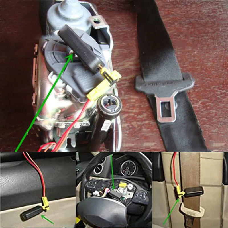 Universal Air Bag Scan Resistance Tools Car Airbag Simulator Emulator SRS Resistor Fault Finding Scan Inspection Diagnostic Tool CM World