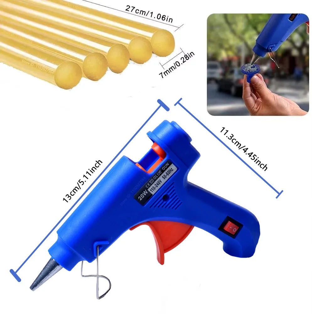 New Car Dent Repair Tool EU Plug Glue Gun Hand Tools  Kit Auto Paintless Body Hail Damage Fix Bridge Pulling Dent Adhesive Glue