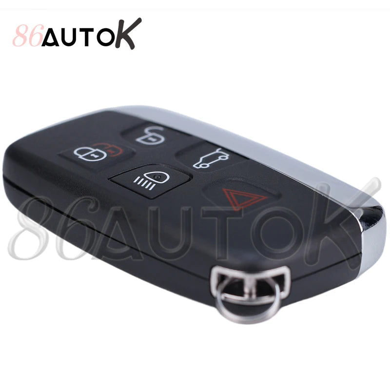 Car Key Shell Case Housing Cover for Jaguar XJ XJL XF Car Key Case for Range Rover Sport Evoque for Land Rover LR4 5 Buttons CM World