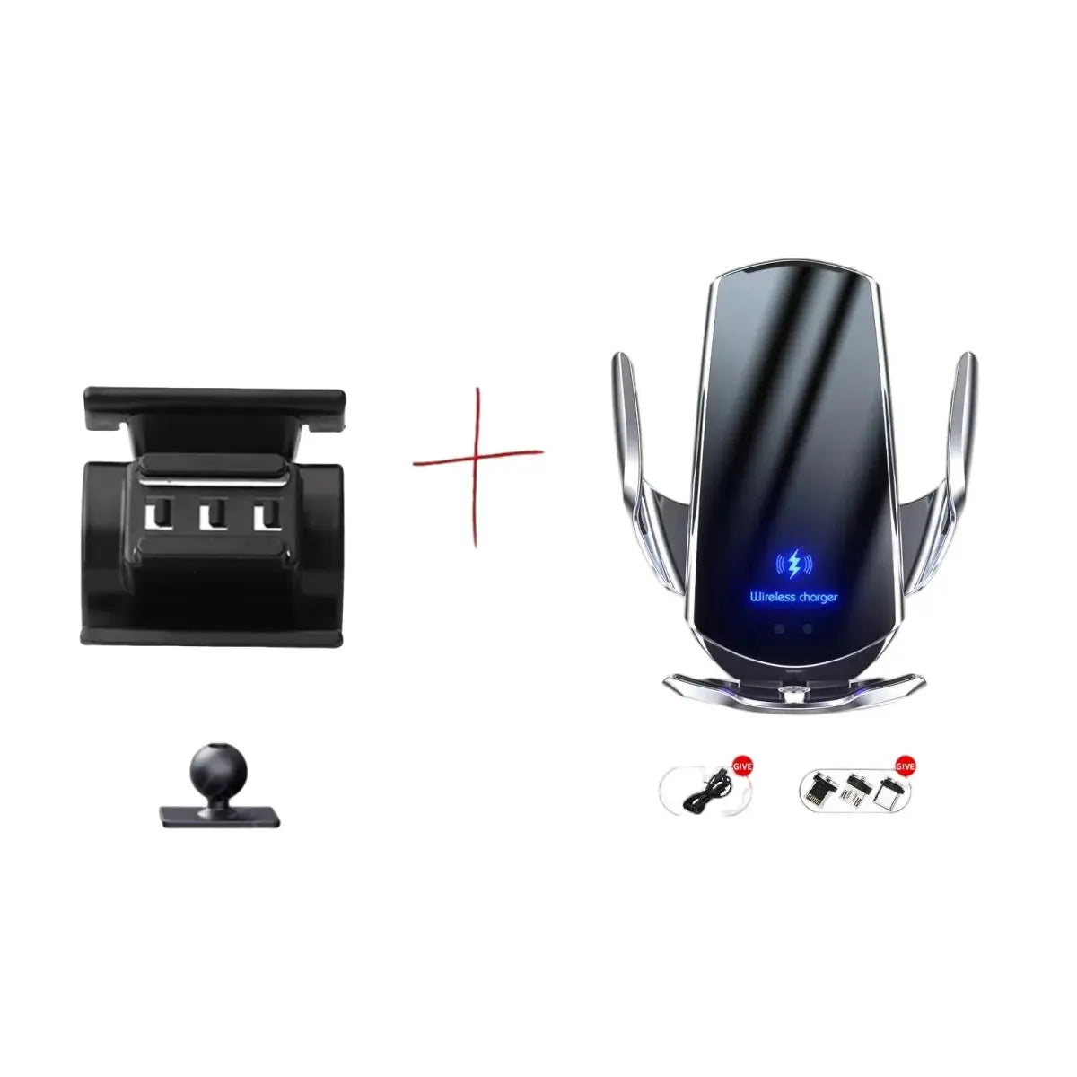For BMW X5 G05 2023 2024 Car Phone Holder Strong Special Fixed Bracket Base 15W Wireless Charging Cars Accessories CM World