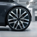 4x 19" Hub Cap Rim Covers For 2025 New Model Y L Refreshed Auto Wheel Protectors Snap-on Hubcaps Car Replacement Accessories