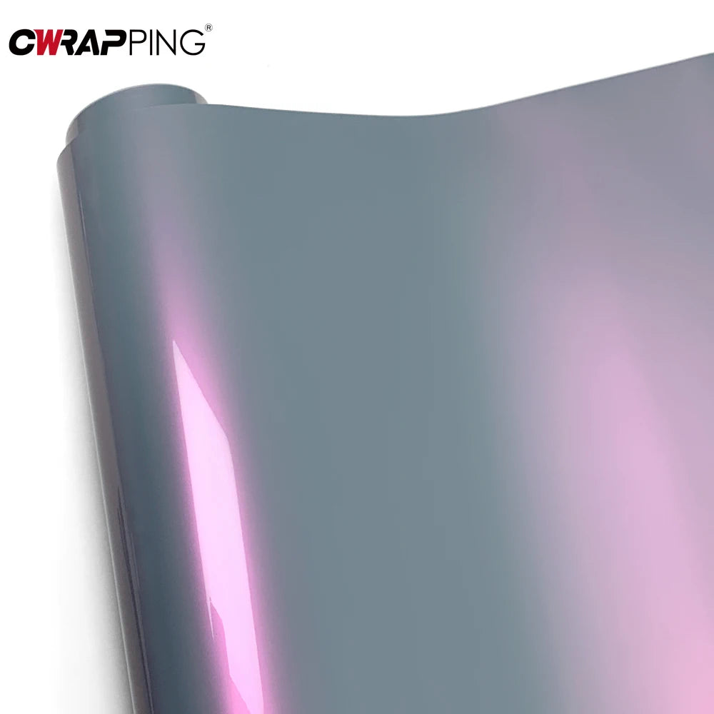 Pink Tuning Auto Accessories Chameleon Car Wrap Supplies Car Wrapping Vinyl for Motorcycle Color Flip Vinyl Vehicle Decoration Car Mobile World