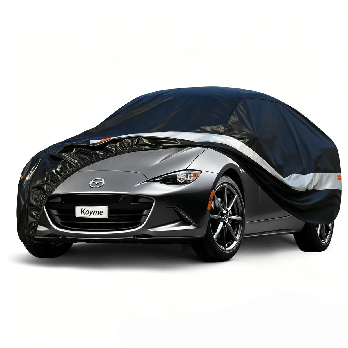 10 Layers Thick Car Cover 100% Waterproof Outdoor Rain Snow UV Dust Sun Protection Full Body Auto Cover All Season Universal Fit