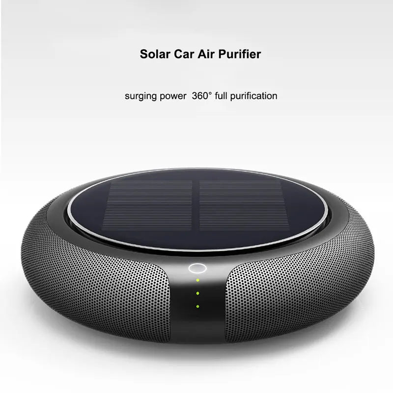Solar Car Air Purifier Aromatherapy Machine with Three-Speed Adjustment Formaldehyde Odor Removal Triple-Layer Composite Filter CM World