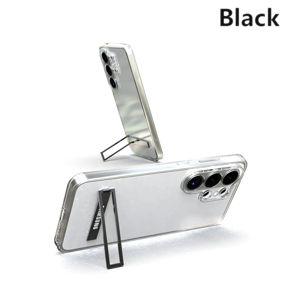 For Samsung Galaxy S26 S26 Plus S26 Ultra Bracket Case S26Plus S26Ultra S26+ support Cover stand Back Protective Housing S25 S24