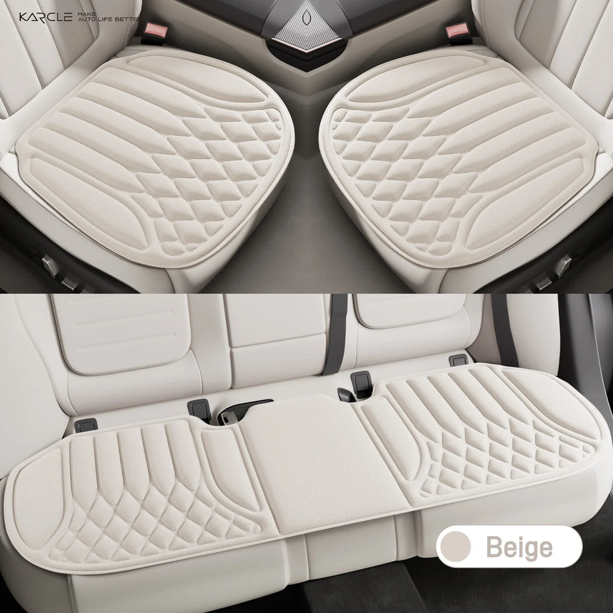 Breathable Latex cotton Car Seat Cover Set High-elastic Auto Seat Cushion Antibacterial Seat Pads Universal Chair Mat