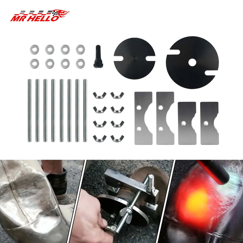 TwoStroke Motorcycle Exhaust Dent Repair Kit Dent Removal Tool for Air Pressure Exhaust Pipes Motorcycle Repair Tool CM World