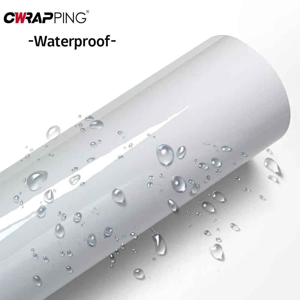 145cmx200cm Car Vinyl Wrap Hood Roof Cover for Car Tuning Accessories Custom Size Sticker Glossy White Auto Door Protective Film Car Mobile World