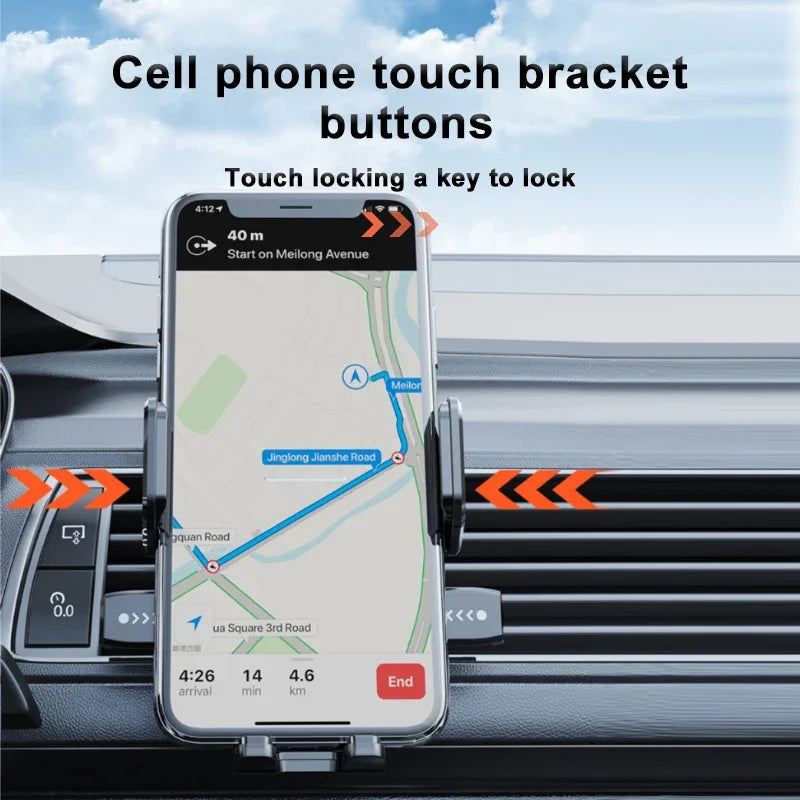 SEAMETAL Sucker Car Phone Holder Mount Stand Suction Cup Smartphone Mobile Cell Support in Car Bracket for Iphone Xiaomi Huawei CM World