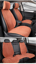 Luxury Suede Universal Car Seat Cover Seat Covers for Cars Full Set Latex Cotton Car Cushion Auto Accessories Car Seat Protector CM World