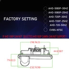 Parking AHD 1080P 940 IR Night Vision Car Brake Light Reversing Camera for OPEL VIVARO 2014 RENAUL Trafic 3