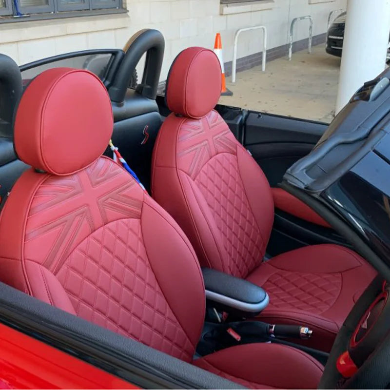 For Mini Cooper R50 R53 HATCHBACK R55 CLUBMAN R56 R57 R60 COUNTRYMAN Custom Seat Cover Protector Cushion Car Interior Accessorie CM World
