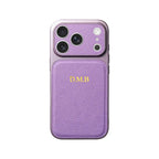 Personalise Gold Silver Initials Letter Leather Case For iPhone 15 14 13 17 Pro Max 14 16 Plus 17 Air Luxury Lens Protection Cas