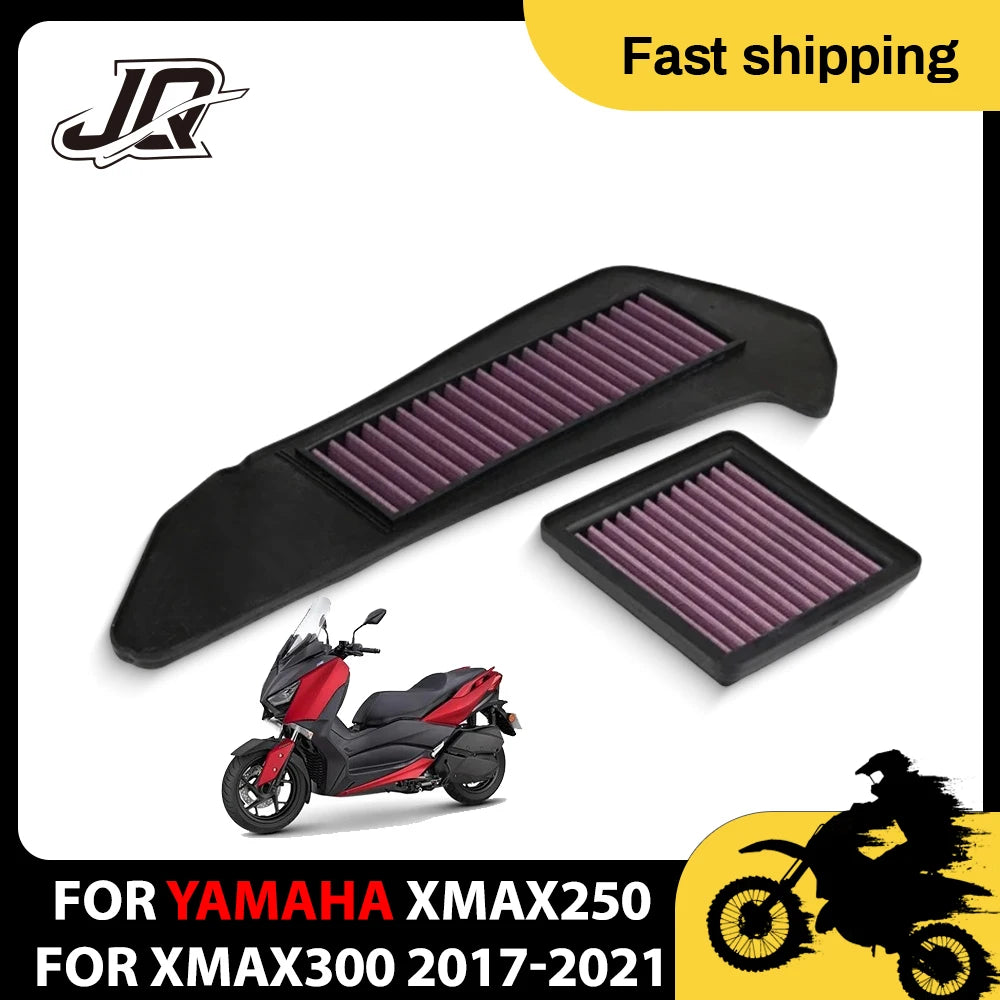 Motorcycle Air Filter Air Intake Cleaner Engine For Yamaha XMAX300 XMAX250 XMAX 300 X MAX 250 2019 2020 2021 CM World