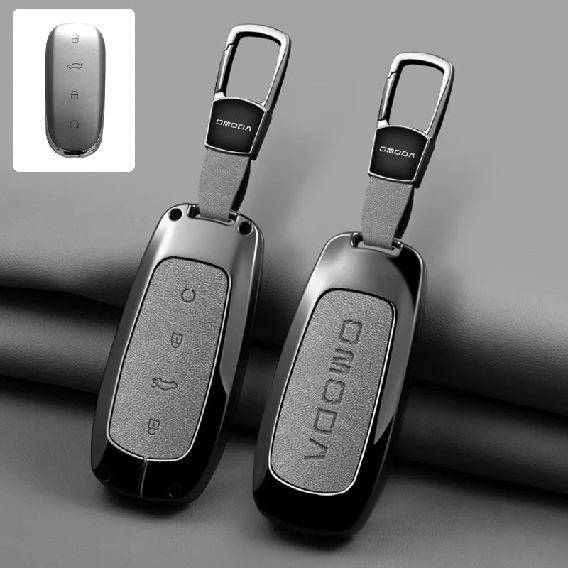 Zinc Alloy Car Key Case Cover Shell Holder Keychain Car Accessories, Fit For OMODA 7 C7 shs phev 2026 2025 Protection Key Bag