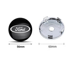 4Pcs 60MM Car Wheel Center Cover Hub Caps For Ford Fiesta Fusion Kuga Ranger Edge Mondeo Taurus Shelby Explorer Escape Mustang