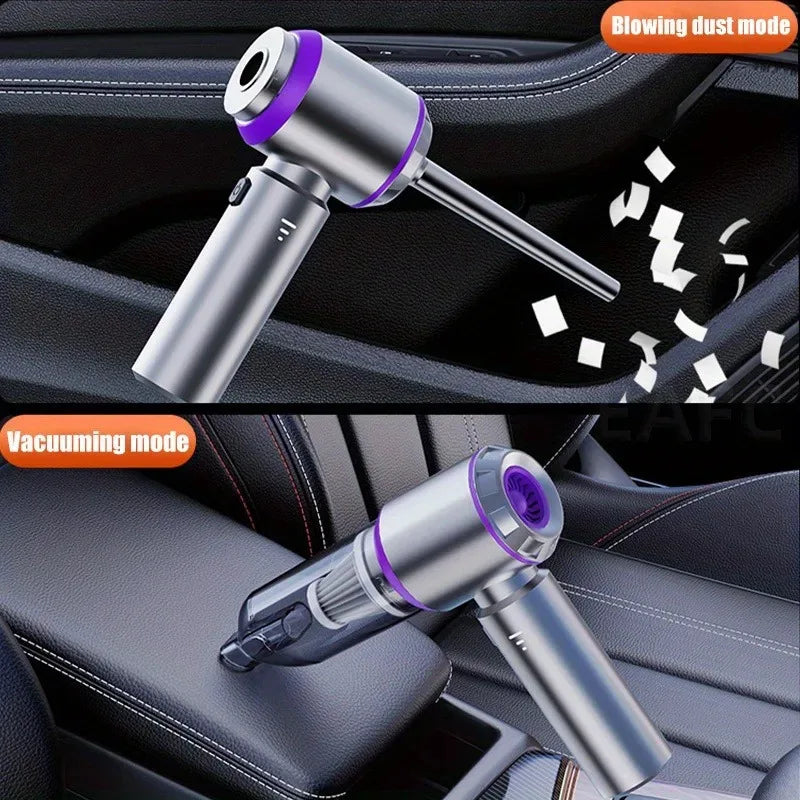 New Portable Handheld Vacuum 30000Pa Cordless Car Vacuum Cleaner With Brushless Motor 4 In 1 For Keyboard, Home, Pet And Car Car Mobile World