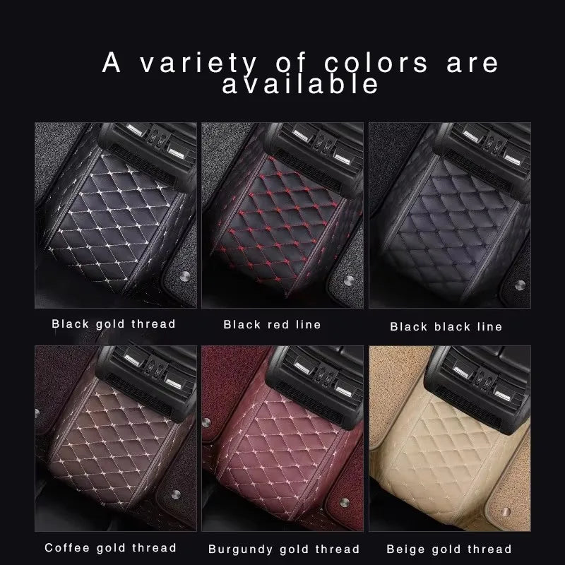 Custom Car Floor Mats Anti-slip Wear Microfiber Leather For Citroen C2 Auto Carpets Foot Coche Accessories