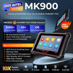 Autel Scanner MaxiCOM MK900 MX900 Bidirectional Diagnostic Tool as MK900BT Pro CAN-FD&DOIP Automotive Diagnostic Scanner FCA CM World