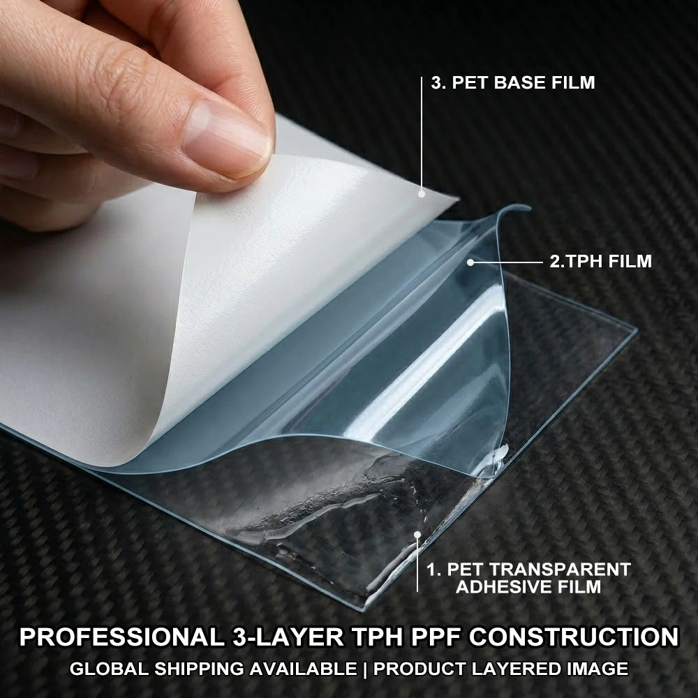 Universal TPH Car Sunroof Ice Film Heat Insulation UV Protection Sticker Panoramic Roof Window Tint Sunshade Summer Cooling Film