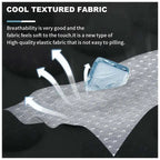 Summer Cooling Seat Cushion Breathable Car Seat Covers Bump Massage Automobiles Seat Cover Universal Seat Protector Pad Car Mobile World
