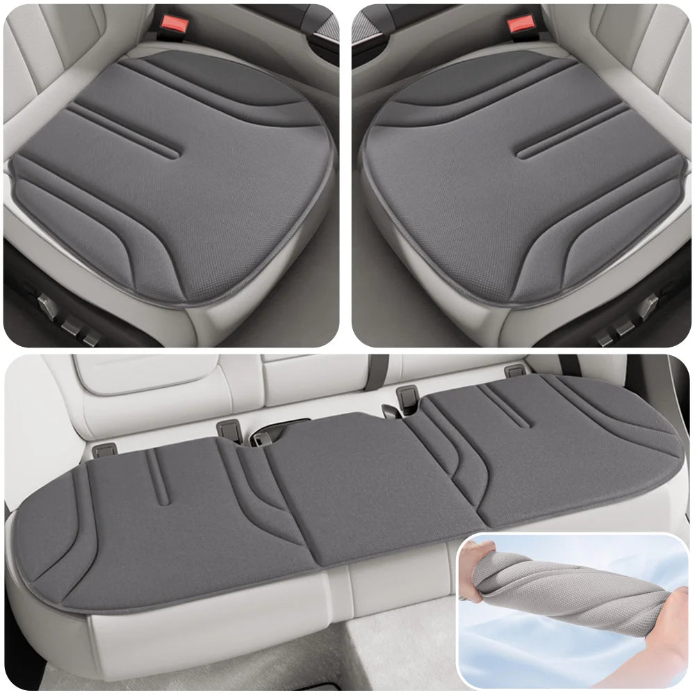 Universal Breathable Foam Cotton Car Seat Cover Set High-elastic Auto Seat Cushion Antibacterial Seat Pads Universal Chair Mat