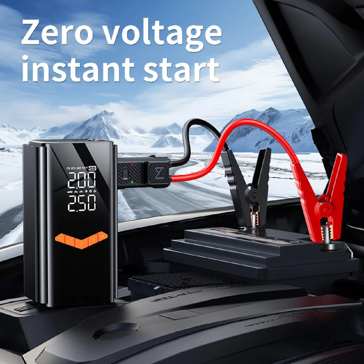 150PSI Air Pump Car Battery Emergency Boosters 6000A Car Jump Starter Power Bank Portable Starting Device Car Starter