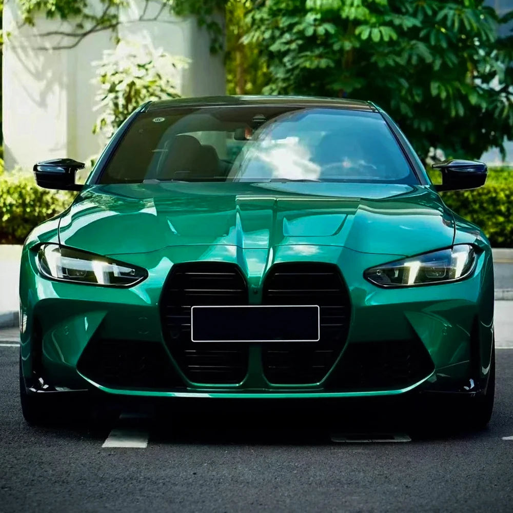High Glossy PET Isle of Man Green Metallic Vinyl Wrap Film Waterproof Car Stickers Adhesive Vinyl Auto Motorcycle Accessories