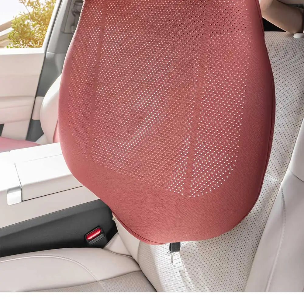 Universal Car Seat Cushion Leather Thin Breathable Hole Summer Car Seat Cover All Seasons Automotive Interior Parts