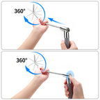 Super PDR Car Paintless Dent Repair Pry Bar Set Adjustable Rotating Pry Bar Damage-Free Dent Repair No Bodywork Needed CM World