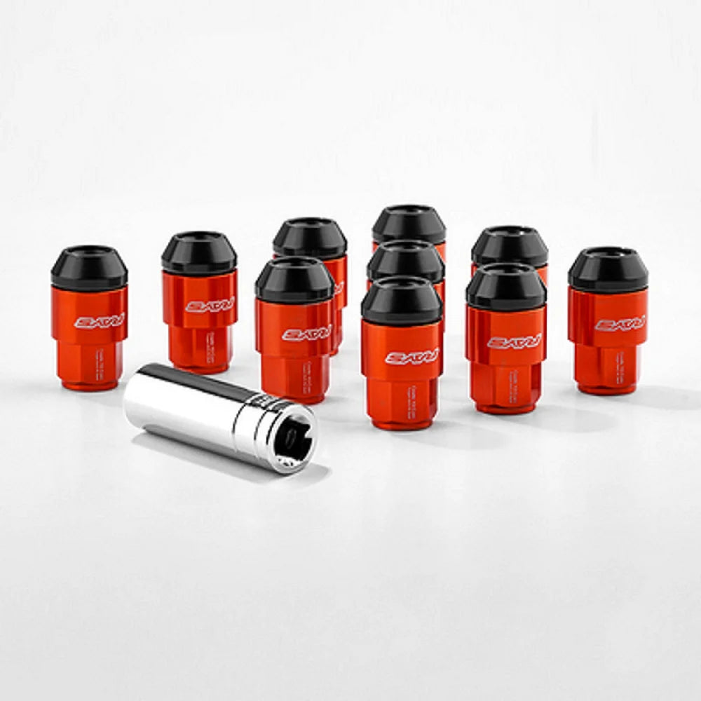 Hot Sale 20Pcs Racing Wheel Lug Nuts M12x1.5 M14x1.5 Aluminum Lightweight Conical Nuts for JDM Car Hub Screws Auto Accessories