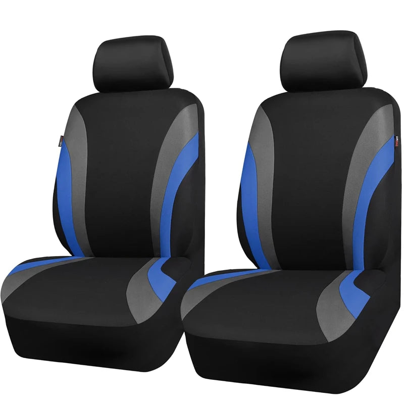 Polyester Fabric Car Seat Covers Rear Seat Backest With 3 Zipper Can Split Universal Size Seat Covers Fit For Most Car SUV Truck