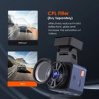 Vantrue E1 Lite Mini Dashcam 1080P WiFi Dash Camera with Free App Voice Control 24H Parking Mode Support 512GB Max Car Mobile World
