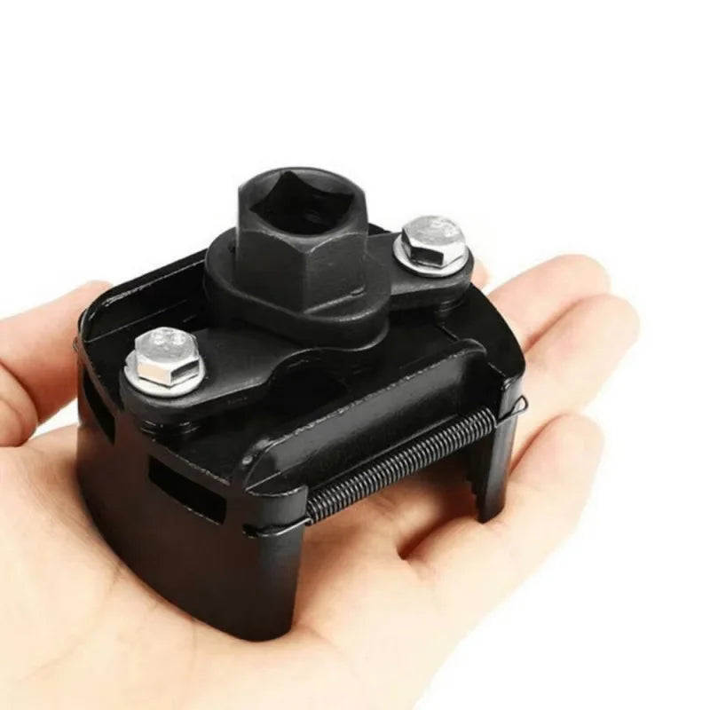 Universal Adjustable Two-Jaws Oil Filter Wrench Filter 60-80mm Filter Wrenches Remover Steel Fuel Cast Two-Claw Car Mobile World