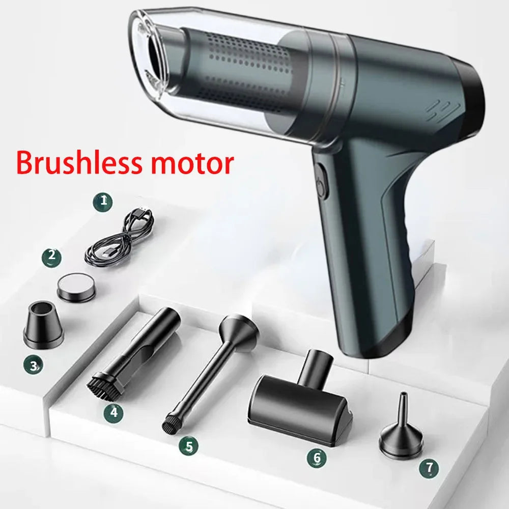 Mi 120000Pa Strong Suction Vacuum Cleaner Portable Handheld Mini Wireless Vacuum Cleaner Home Appliance For Car Home Office Car Mobile World