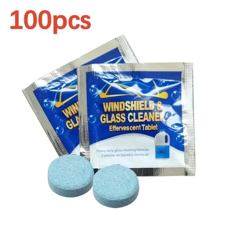 Car Windshield Glass Concentrated Washer Tablets Car Effervescent Washer Fluid Wiper Glass Solid Cleaning Tablets for Car Window CM World