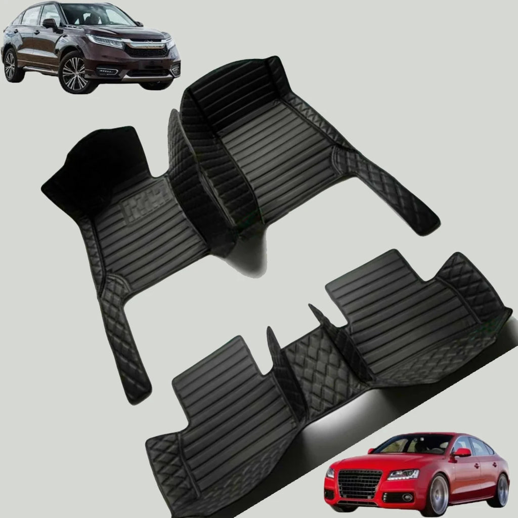 PU-leather waterproof Custom Car Floor Mats For BMW 3er Coupe E92 2 door E90 4 door Convertible E93 Auto Carpets Coche liners