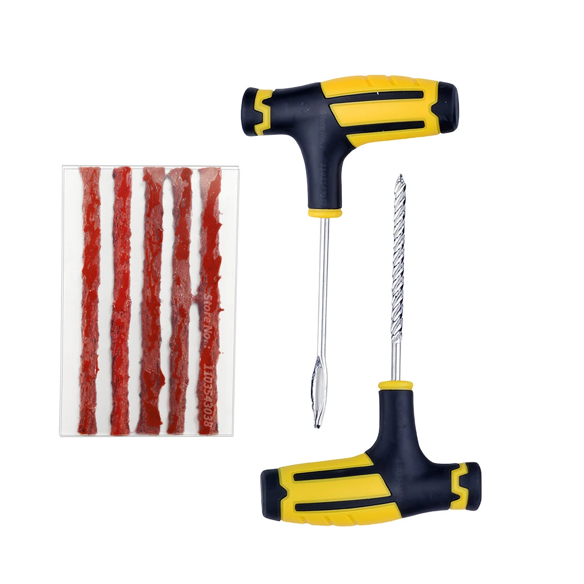 New Car Tire Repair Kit Puncture Plug Tools Tyre Puncture Emergency for Universal Tire Strips Stiring Glue Repair Tool Kit