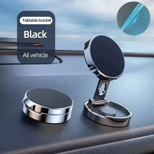 Strong Magnetic Mobile Phone Stand 720° Foldable Round Bracket Car Holder Support for Universal Phones Mount Holders In Car CM World