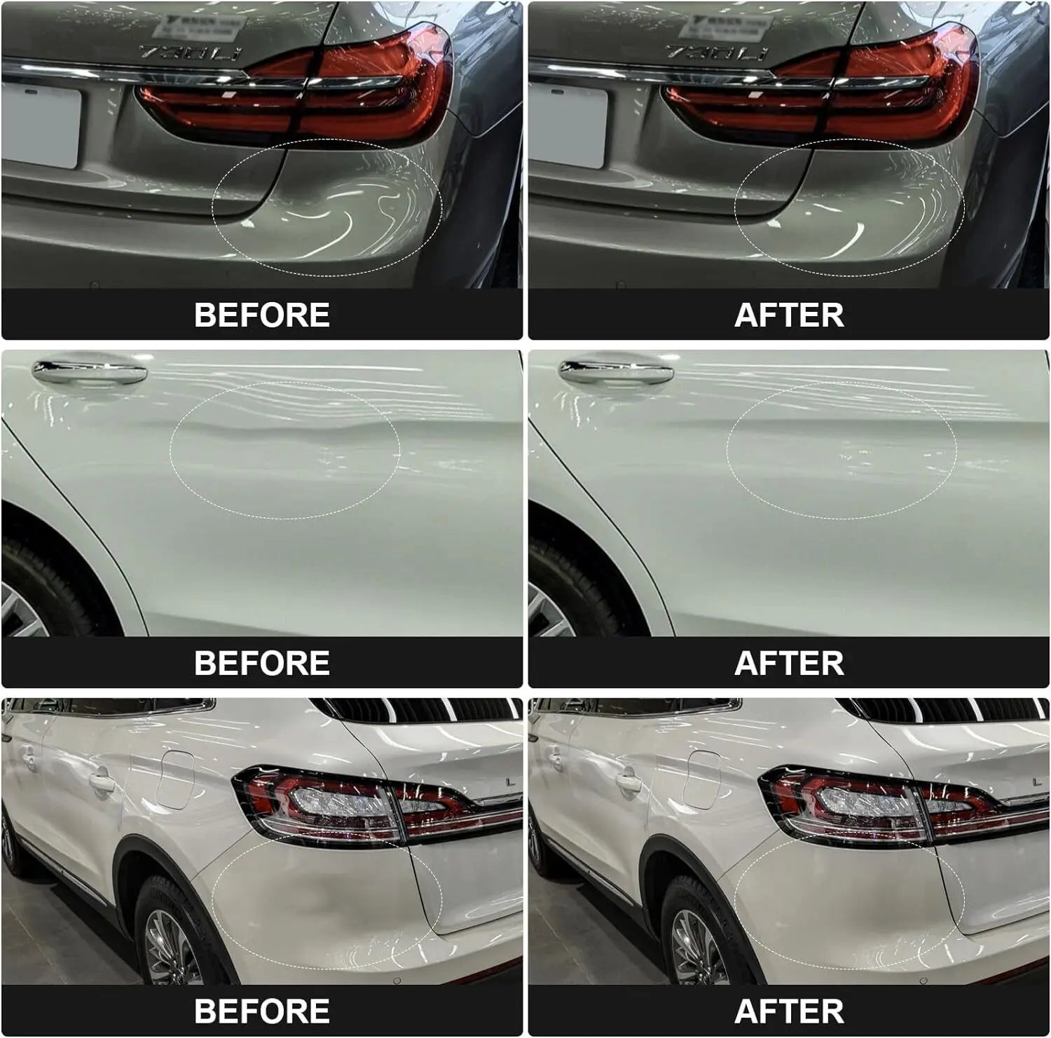 PDR Auto Paintless Body Dent Removal Kits Car Dent Repair Tools Automotive Dent Remover Suction Cup Dent Puller Tool Kit for Car CM World